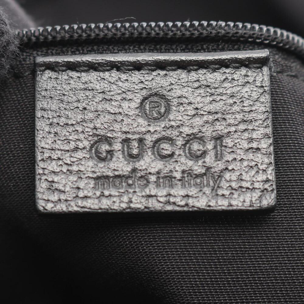 GUCCI Authentic Black Leather Shoulder Bag - Picture 4 of 8